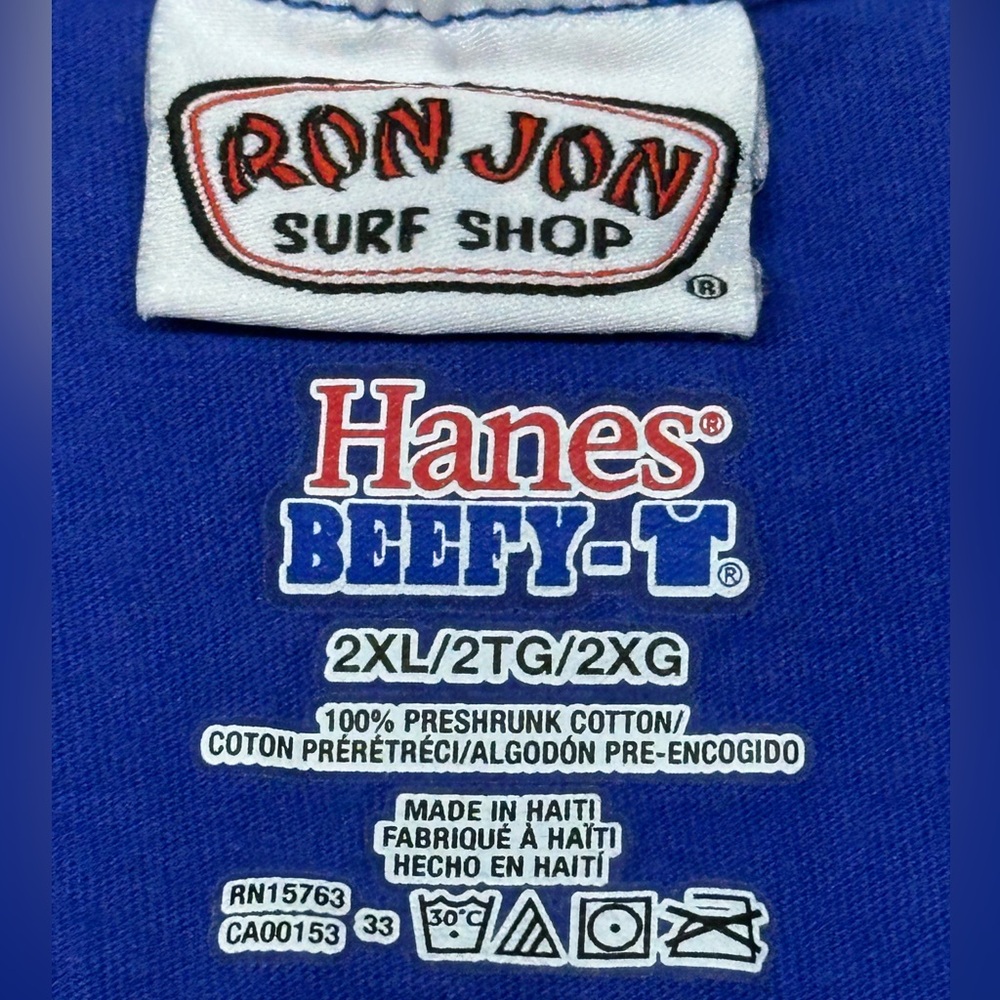 Ron Jon Surf Shop Long Sleeve Tee - Y2K Parrot Graphic - 2XL - GUC - Picture 2 of 11